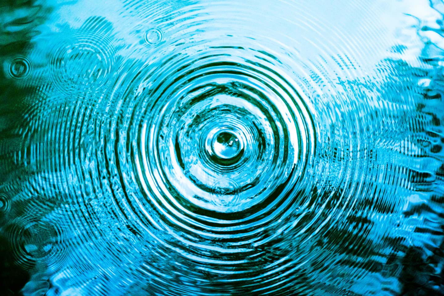 Water Rings Image Aerial