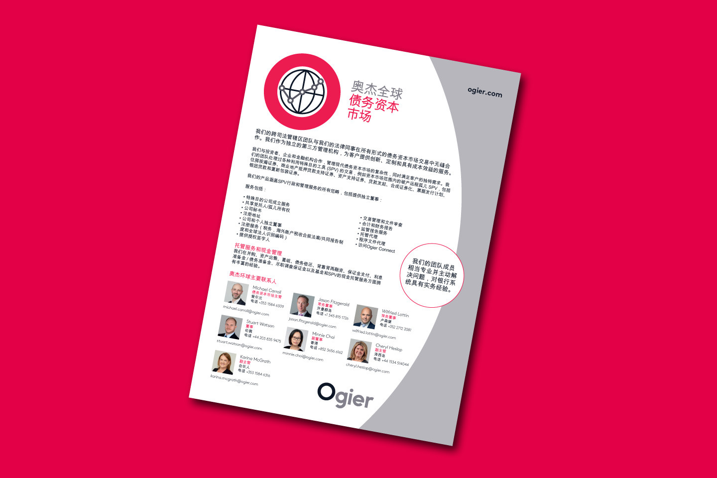Ogier Global Debt Capital Markets Featured Image Chinese